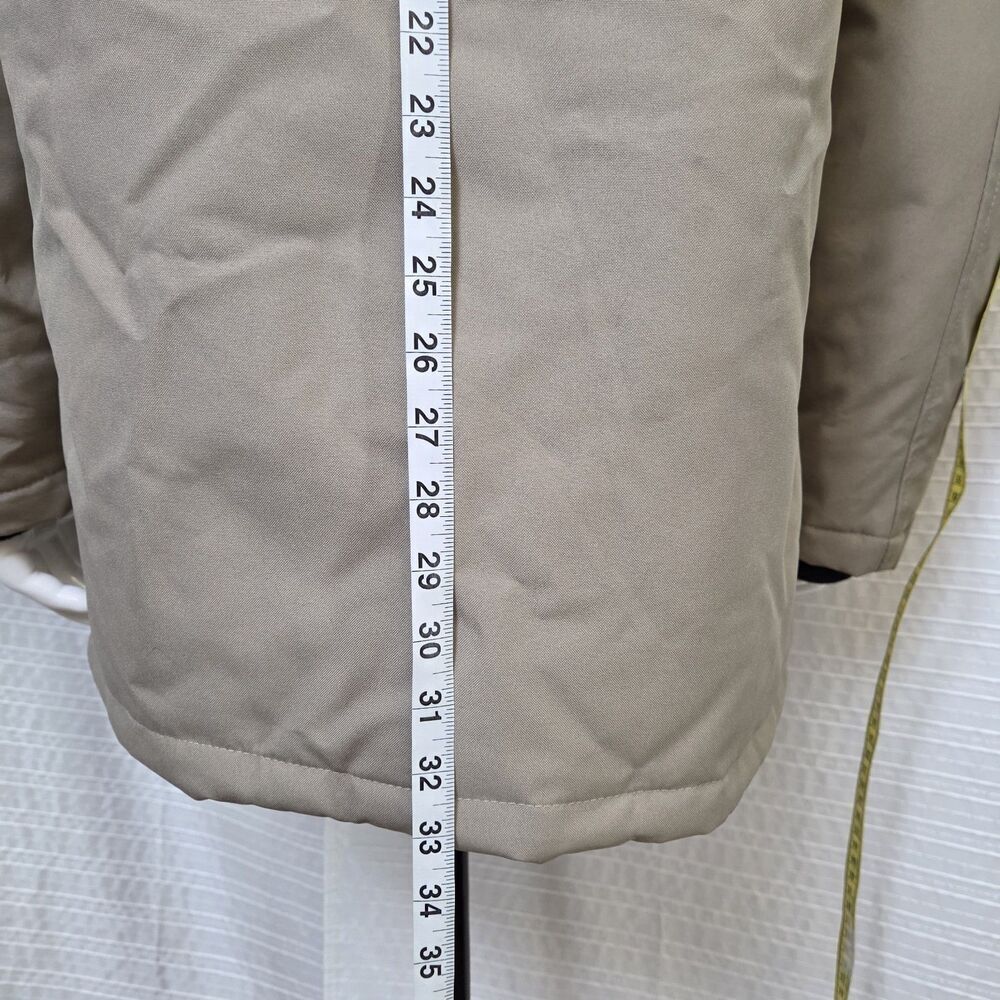 Molemsx Mountain Pioneers Parka Omni Heat Puffer Faux Fur Trim Tan Men's S/M - Picture 8 of 16